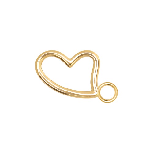 HEART TAG WITH JUMP RING
